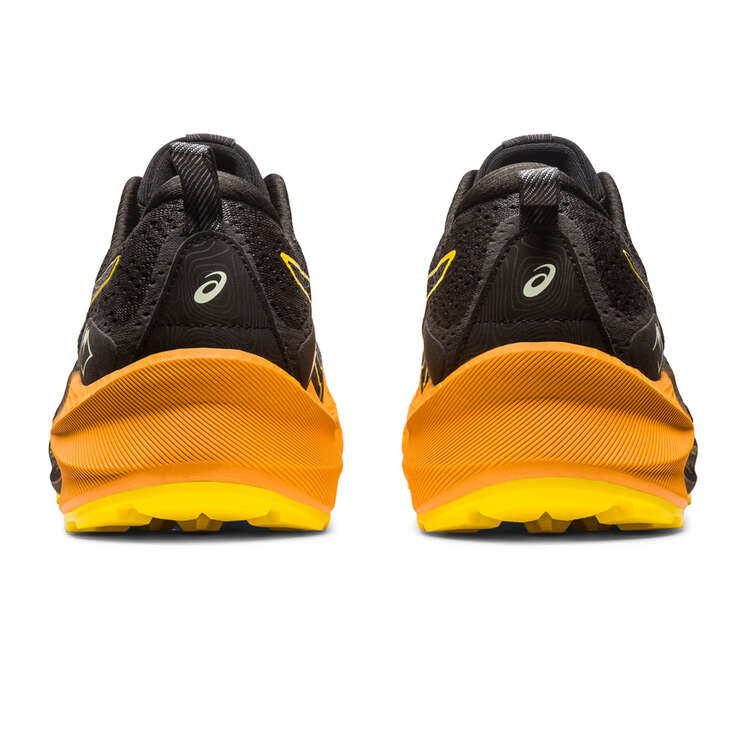 Asics Trabuco Max 2 Mens Trail Running Shoes Black/Yellow US 8.5, Black/Yellow, rebel_hi-res