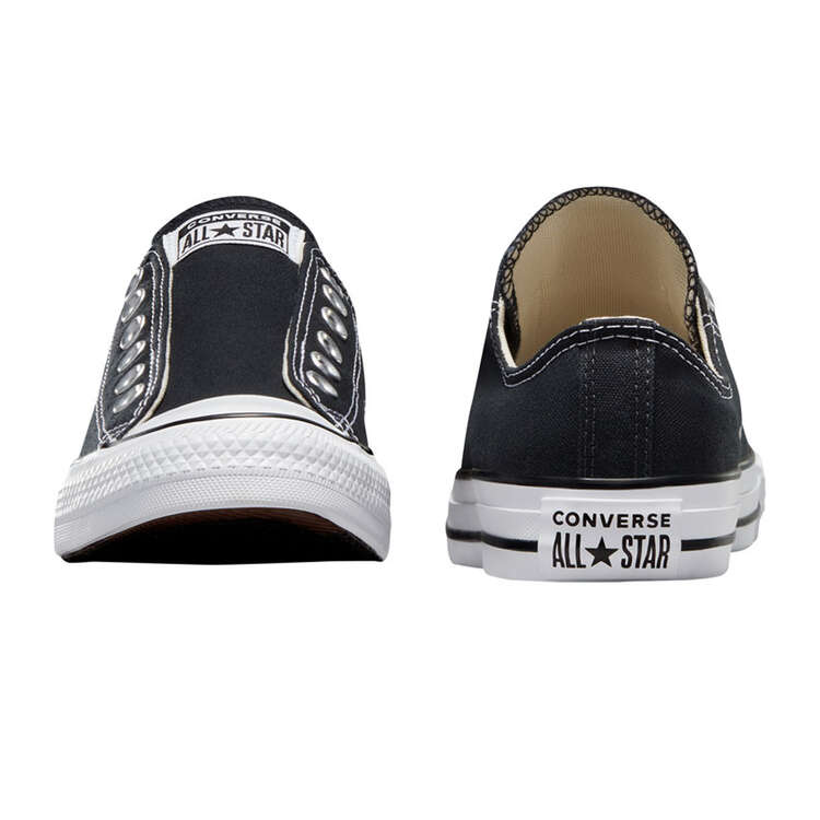 Converse Chuck Taylor All Star Slip On Low Womens Casual Shoes, Black/White, rebel_hi-res