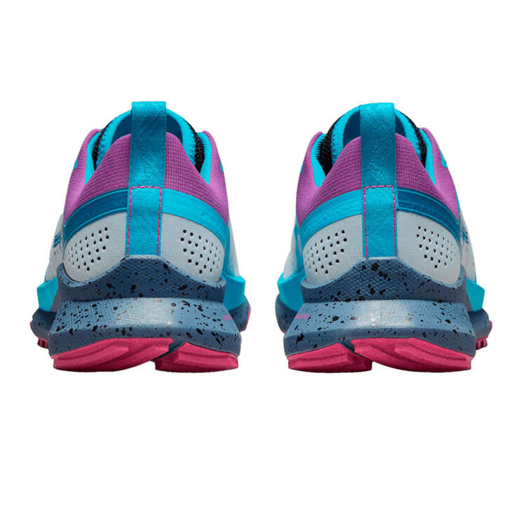 Nike React Pegasus Trail 4 SE Womens Trail Running Shoes, Grey/Blue, rebel_hi-res