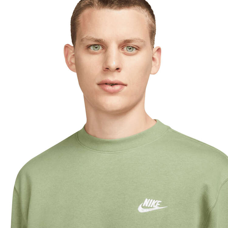 Nike Sportswear Mens Club Fleece Sweatshirt, White, rebel_hi-res
