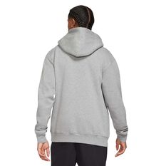 Jordan Essentials Mens Fleece Pullover Hoodie Grey S, Grey, rebel_hi-res