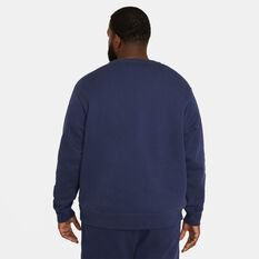 Nike Sportswear Mens Club Sweatshirt Navy XXL, Navy, rebel_hi-res