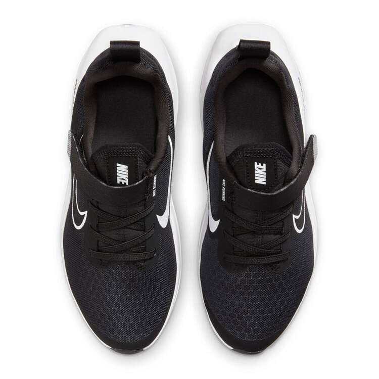 Nike Air Zoom Arcadia 2 PS Kids Running Shoes, Black/White, rebel_hi-res