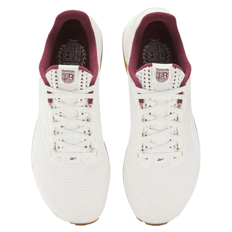 Reebok Nano X3 Varsity Mens Training Shoes, White/Red, rebel_hi-res