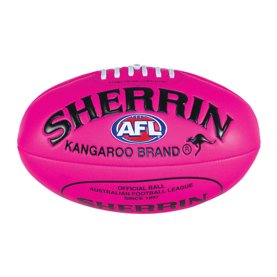 Sherrin AFL Super Soft Ball Pink 3, , rebel_hi-res