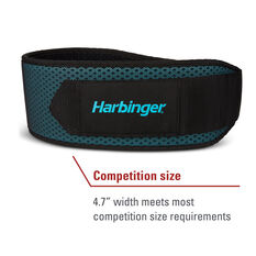 Harbinger Womens Hexcore Weightlifting Belt, Blue, rebel_hi-res