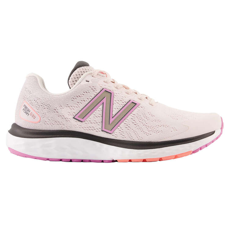 New Balance 680 v7 D Womens Running Shoes Pink US 6.5, Pink, rebel_hi-res