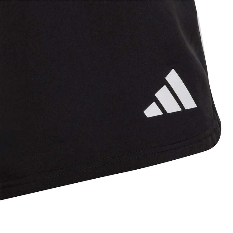 adidas Girls TR Essentials Aeroready 3 Stripes Shorts, Black, rebel_hi-res