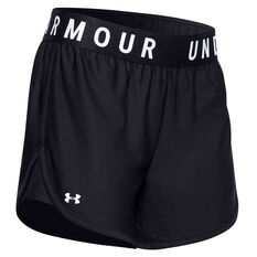 Under Armour Womens Play Up Shorts Black XS, Black, rebel_hi-res