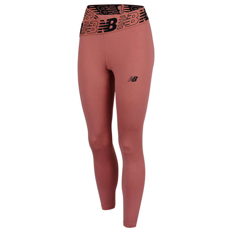 New Balance Womens Relentless Crossover High Rise 7/8 Tights Musk XS, Musk, rebel_hi-res