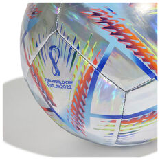 adidas Al Rihla 2022 World Cup Replica Hologram Training Ball, Multi, rebel_hi-res