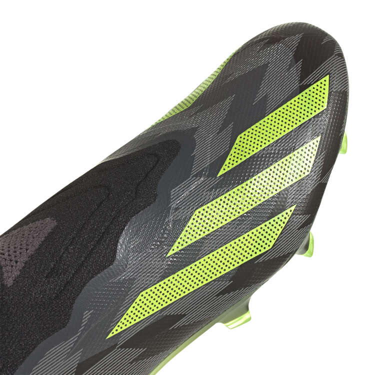 adidas X Crazyfast .1 Laceless Football Boots, Black/Yellow, rebel_hi-res