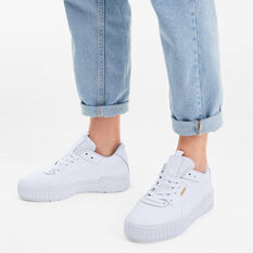 Puma Cali Sport Womens Casual Shoes, White, rebel_hi-res