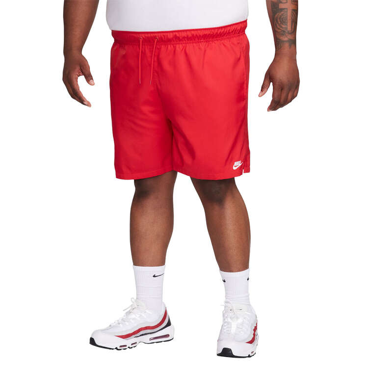 Nike Mens Club Woven Lined Flow Shorts Red XS, Red, rebel_hi-res