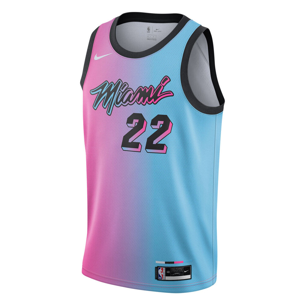 Nike Miami Heat Jimmy Butler 2020/21 Mens City Swingman Jersey Rebel