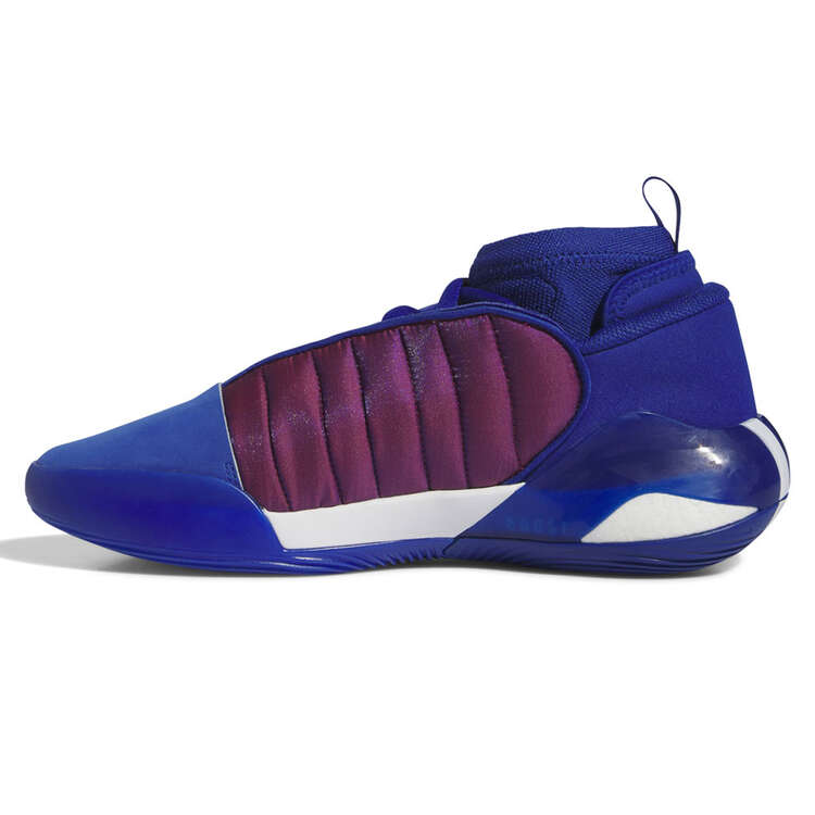 adidas Harden Volume 7 Basketball Shoes Blue/White US Mens 7 / Womens 8, Blue/White, rebel_hi-res