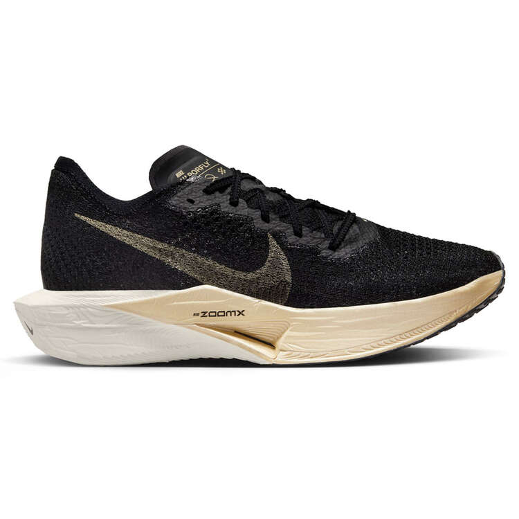 Nike ZoomX Vaporfly Next% 3 Mens Running Shoes Black/Gold US 7, Black/Gold, rebel_hi-res