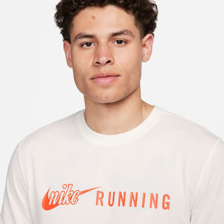 Nike Mens Dri-FIT Energy Running Tee, White, rebel_hi-res