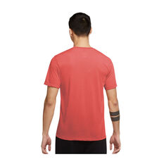 Nike Pro Mens Dri-FIT Graphic Tee Red XS, Red, rebel_hi-res