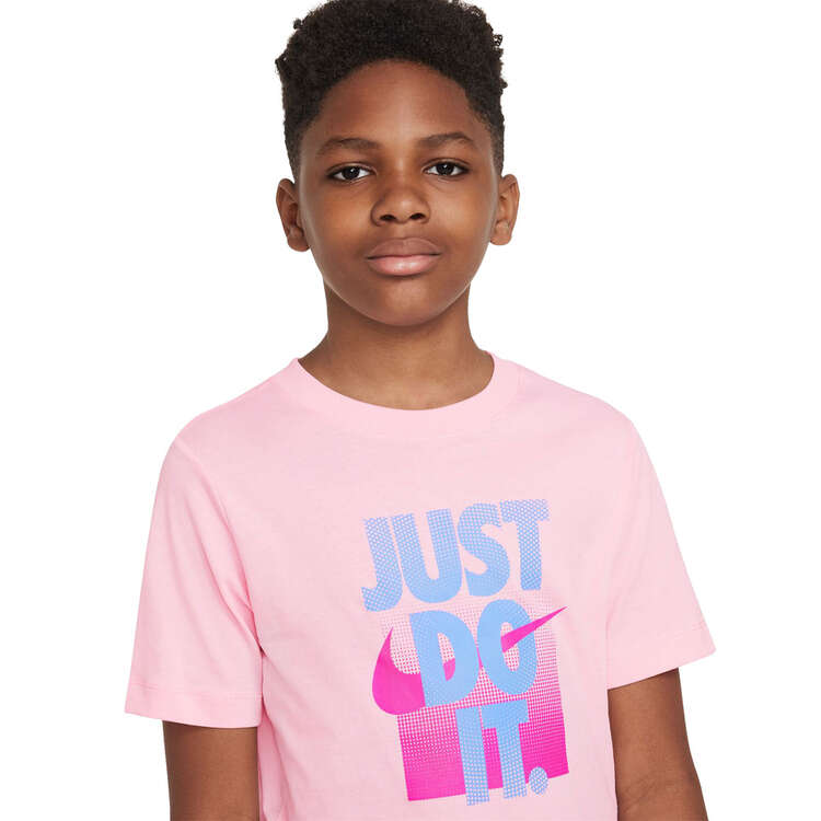 Nike Sportswear Kids Core Brandmark 1 Tee, Pink, rebel_hi-res