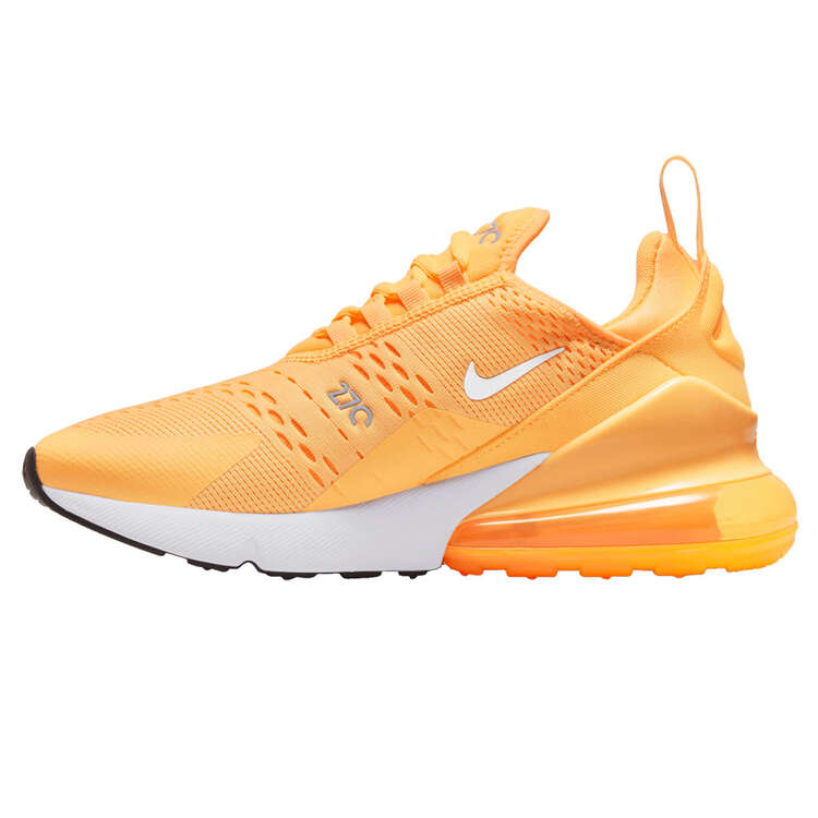 Nike Air Max 270 Womens Casual Shoes Gold/White US 6, Gold/White, rebel_hi-res