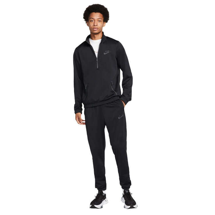 Nike Mens Club Poly Knit Track Suit, Black, rebel_hi-res