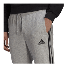 adidas Mens Essentials Fleece Tapered Cuff Pants, Grey, rebel_hi-res