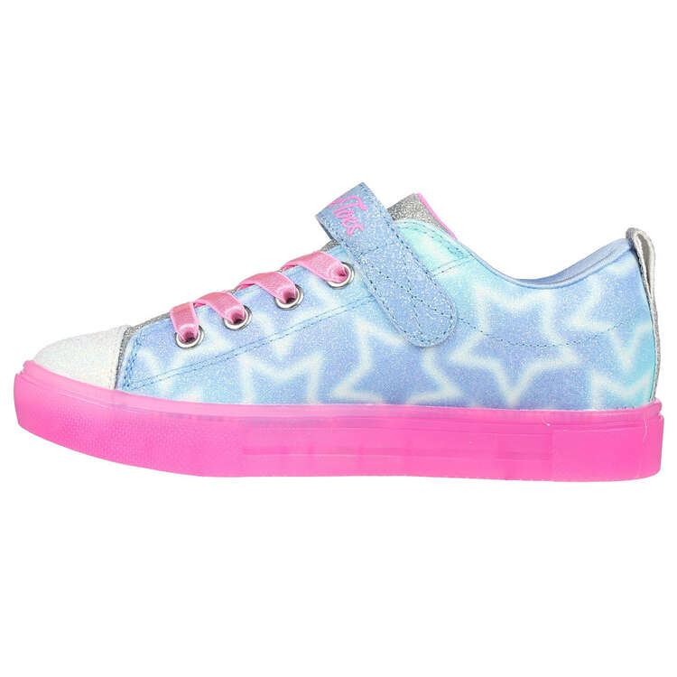 Skechers Twinkle Sparks Ice Dreamsicle PS Kids Casual Shoes Light Blue US 11, Light Blue, rebel_hi-res