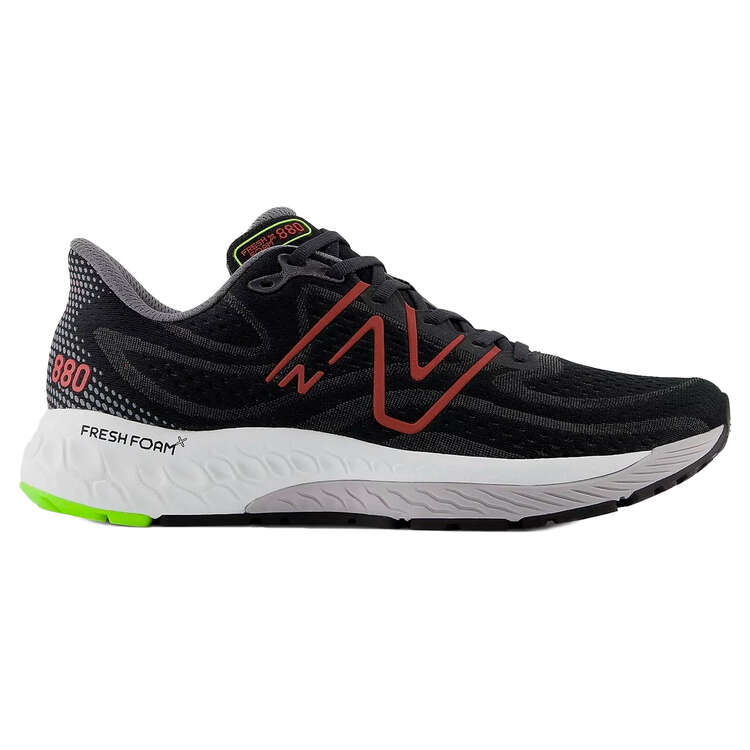 New Balance 880 V13 Mens Running Shoes Black/Red US 7, Black/Red, rebel_hi-res