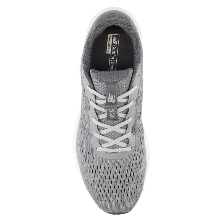 New Balance 520 V8 Mens Running Shoes, Grey/White, rebel_hi-res