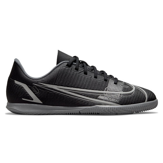Nike Mercurial Vapor 14 Club Kids Indoor Soccer Shoes, Black/Grey, rebel_hi-res