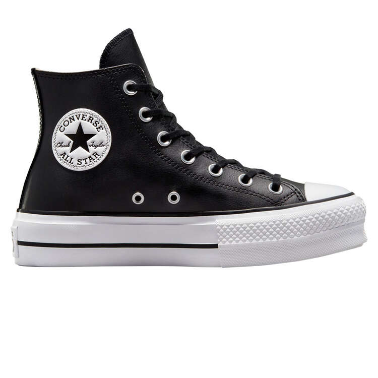 Converse Chuck Taylor All Star Lift High Casual Shoes, Black/White, rebel_hi-res