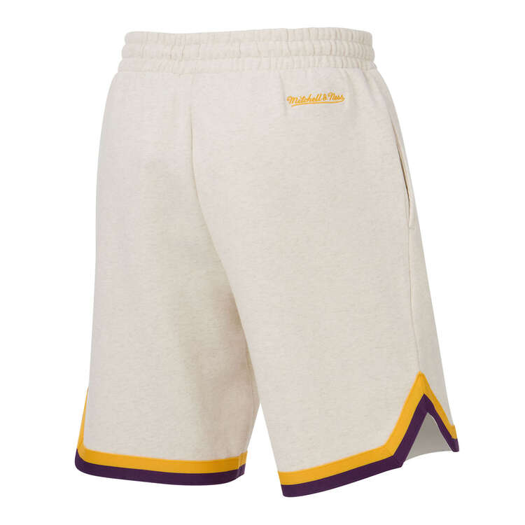 Mitchell & Ness Mens Los Angeles Lakers Shooting Shorts, Grey, rebel_hi-res