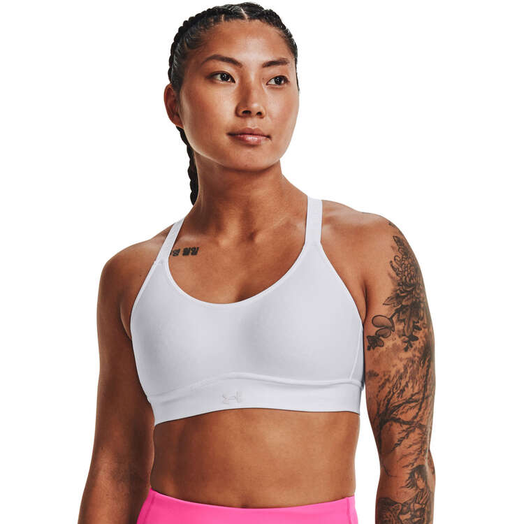 Under Armour Womens Infinity Mid Covered Sports Bra, , rebel_hi-res