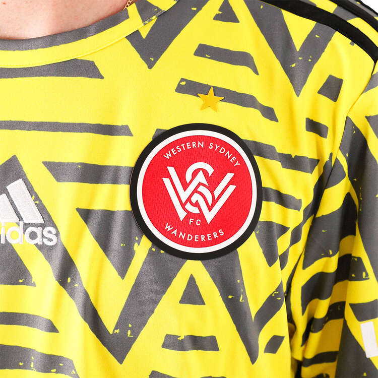 Western Sydney Wanderers 2023/24 Mens Goalkeeper Jersey, Yellow, rebel_hi-res