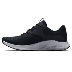 Under Armour Charged Aurora 2 Womens Running Shoes Black/Silver US 6, Black/Silver, rebel_hi-res