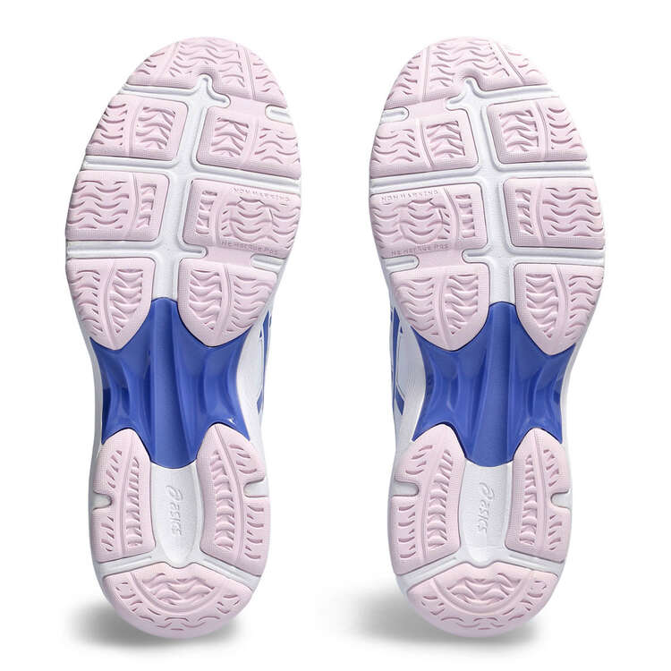 Asics GEL Netburner Academy 9 Womens Netball Shoes, White/Blue, rebel_hi-res