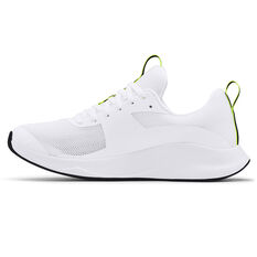 Under Armour Charged Aurora Womens Training Shoes White/Yellow US 6, White/Yellow, rebel_hi-res