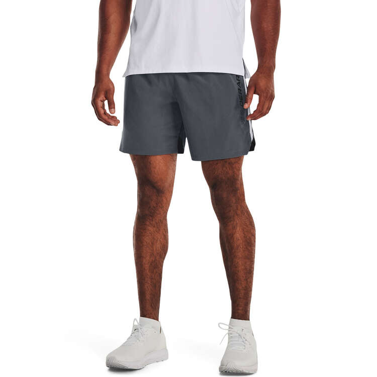 Under Armour Running Speedpocket 7 inch shorts in grey