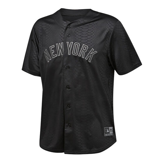 New York Yankees Mens Animal Print Jersey, Black, rebel_hi-res