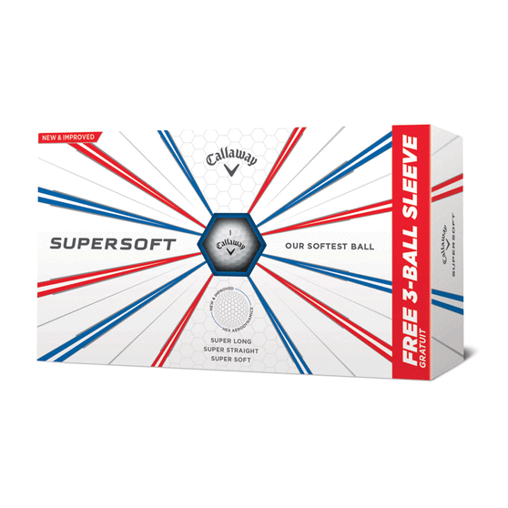 Callaway Supersoft 15 Pack Golf Balls White, , rebel_hi-res