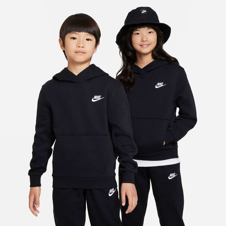 Nike Kids Sportswear Club Fleece Pullover Hoodie, Black, rebel_hi-res