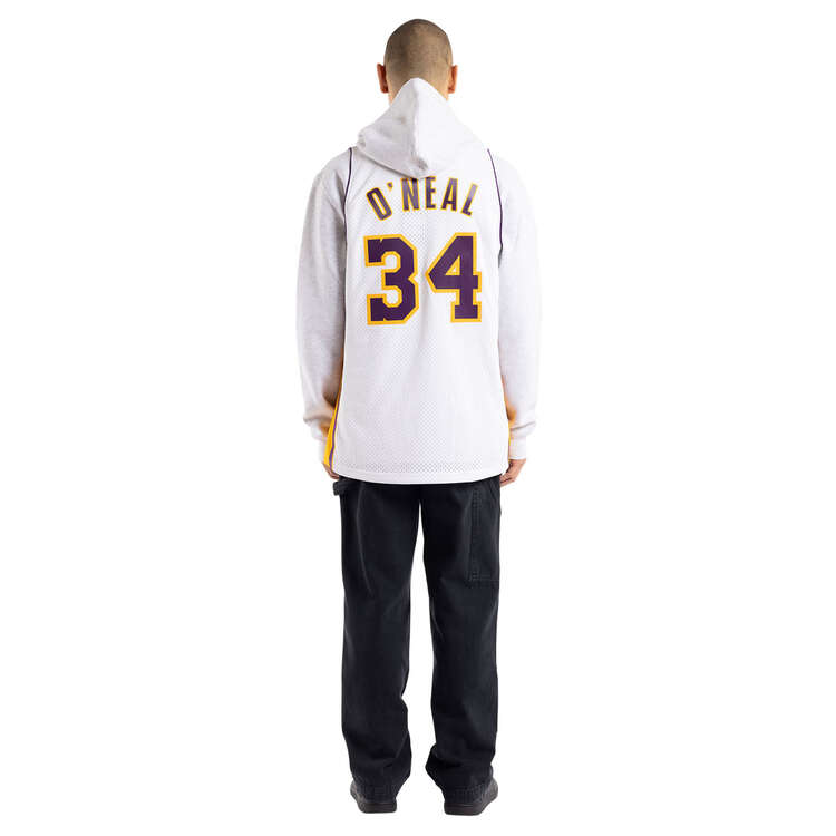 Mitchell & Ness Los Angeles Lakers Shaquille O'Neal 2002/03 Basketball Jersey, White, rebel_hi-res