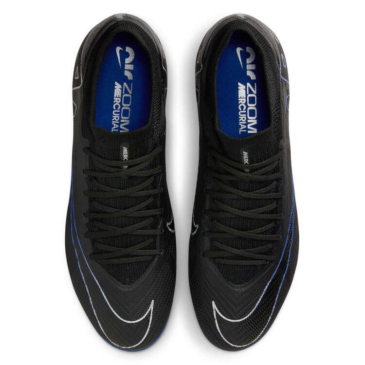Nike Zoom Mercurial Vapor 15 Pro Football Boots Black/Silver US Mens 7 / Womens 8.5, Black/Silver, rebel_hi-res