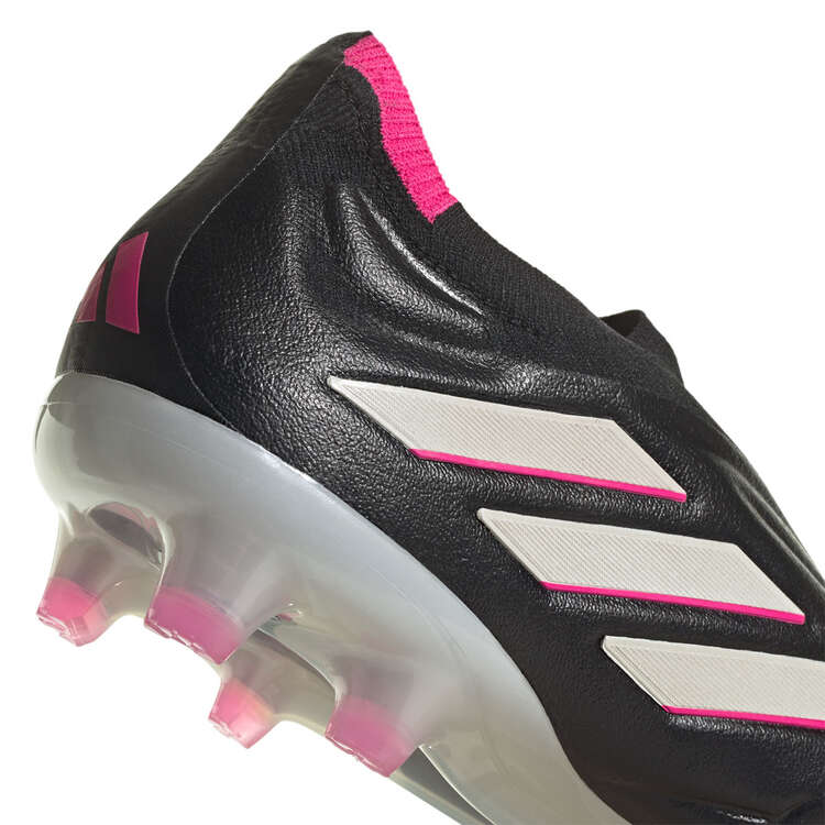 adidas Copa Pure + Football Boots, Black/Silver, rebel_hi-res