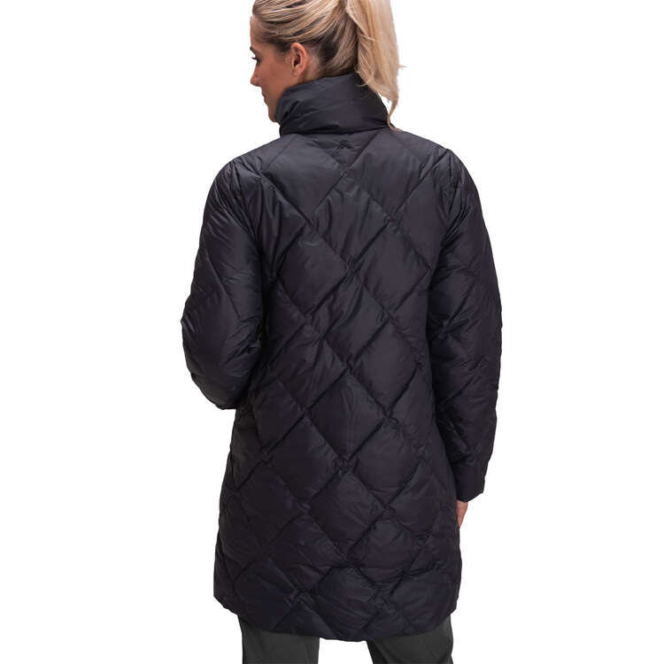 Macpac Womens Delphi Insulated Coat, Black, rebel_hi-res