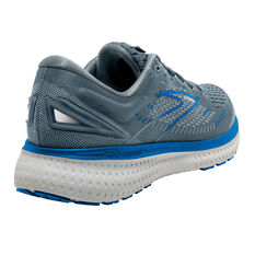 Brooks Glycerin 19 Mens Running Shoes, Grey/Blue, rebel_hi-res