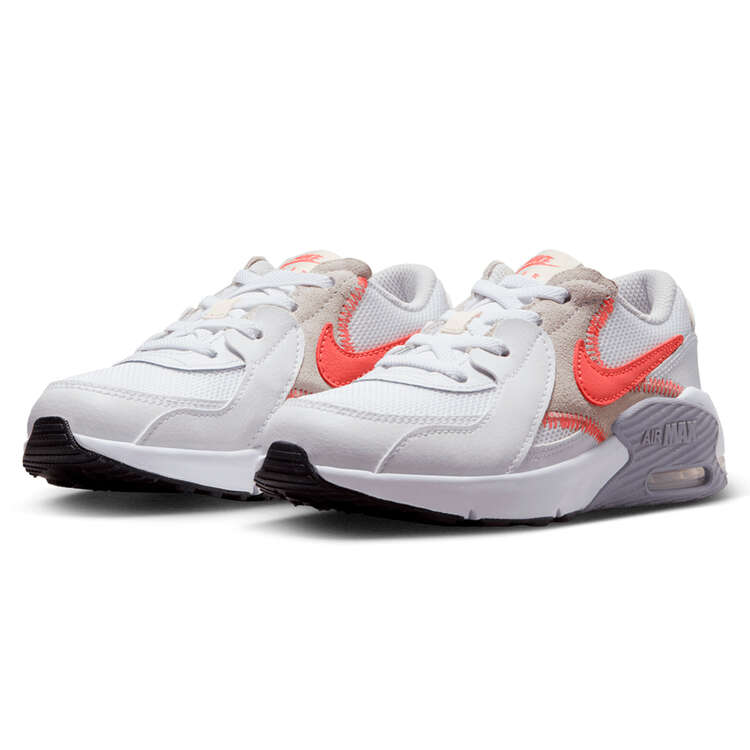 Nike Air Max Excee PS Kids Casual Shoes, White/Pink, rebel_hi-res