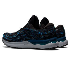 Asics GEL Nimbus 24 MK Mens Running Shoes, Black/Blue, rebel_hi-res