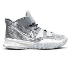 Nike Kyrie 7 Chip Kids Basketball Shoes Grey US 11, Grey, rebel_hi-res